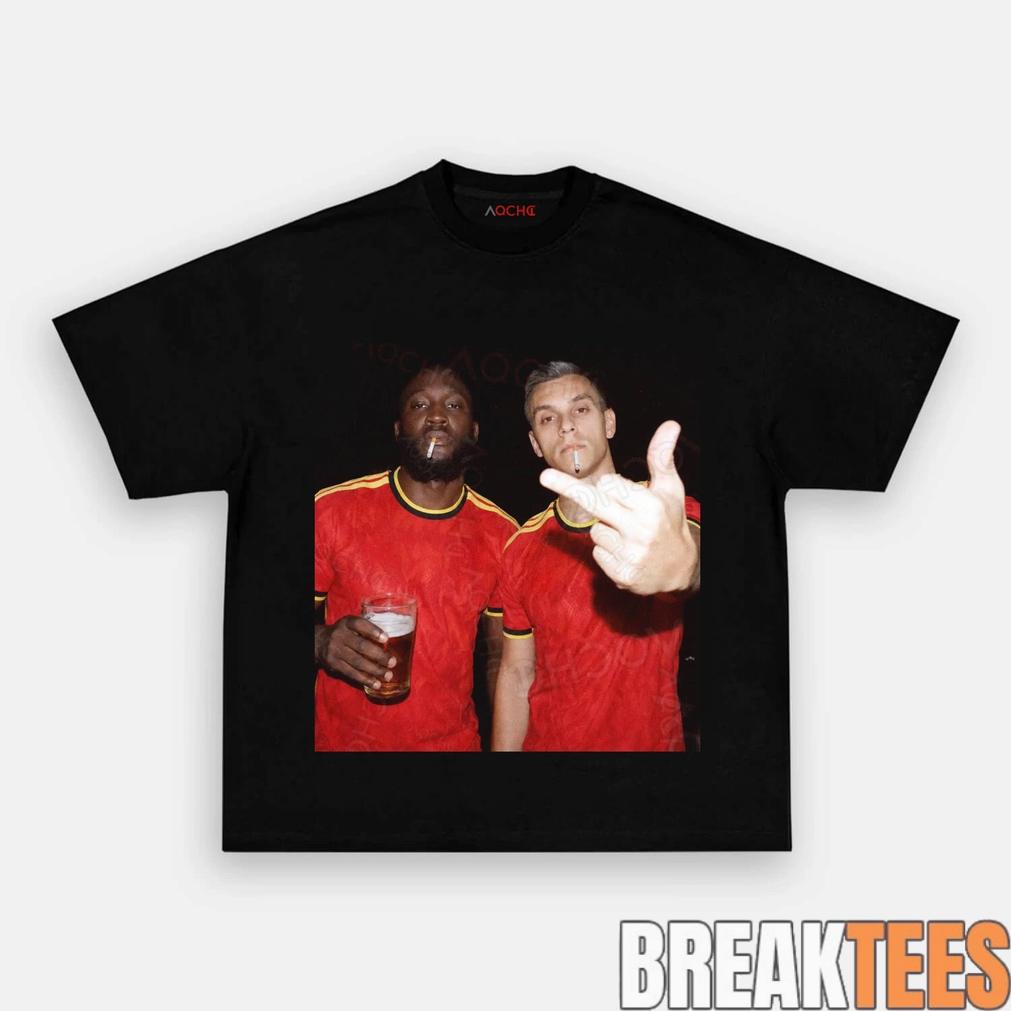 Belgium Football Team Trossard x Lukaku Drunk Tee Unisex T-shirt, Sweatshirt, Hoodie, Long Sleeve Tee - T-Shirt, Sweatshirt, Hoodie