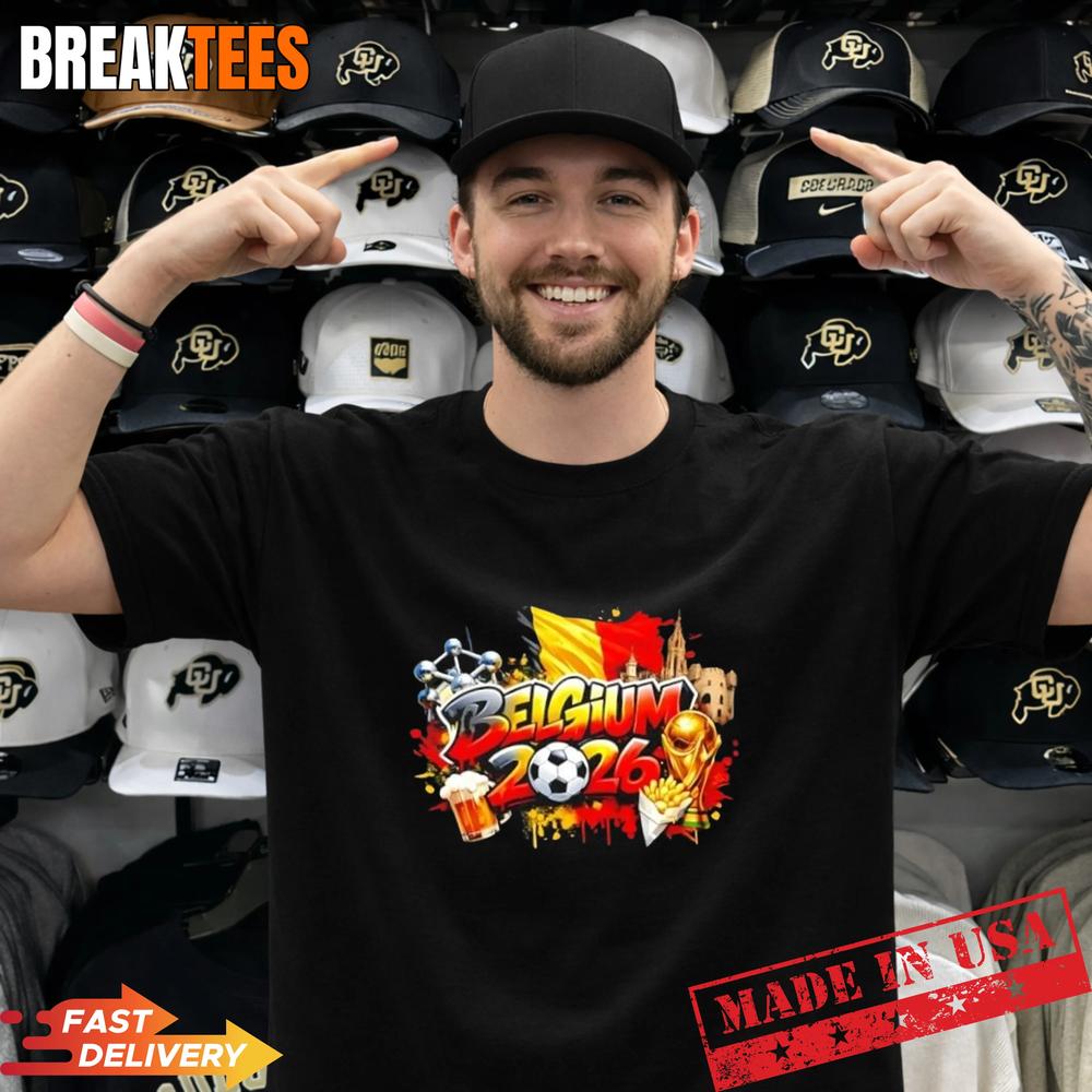 Belgium North America Soccer Tournament 2026 T-Shirt Unisex T-shirt, Sweatshirt, Hoodie, Long Sleeve Tee - T-Shirt, Sweatshirt, Hoodie