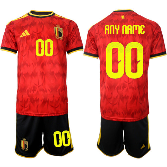 Belgium National Team Custom Red 2026 World Cup Home Soccer Jersey Suit sports jersey product view 1
