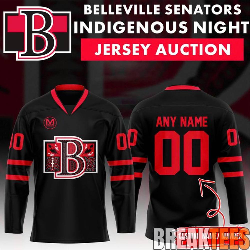 Belleville Senators 2026 Indigenous Community Night Hockey Jersey Unisex T-shirt, Sweatshirt, Hoodie, Long Sleeve Tee - T-Shirt, Sweatshirt, Hoodie