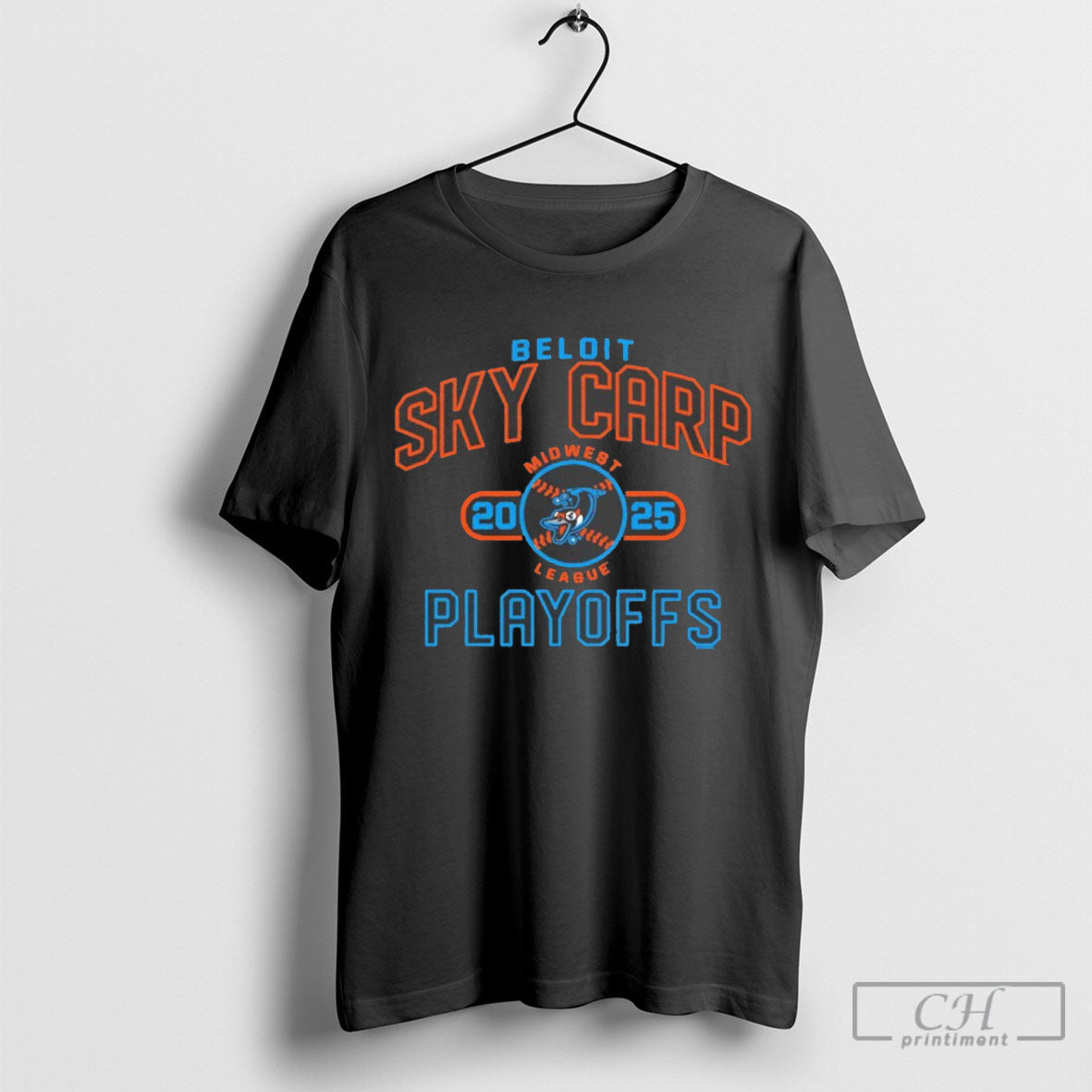 Beloit Sky Carp 2025 Midwest League Playoffs Retro T Shirt Unisex T-shirt, Sweatshirt, Hoodie, Long Sleeve Tee - T-Shirt, Sweatshirt, Hoodie