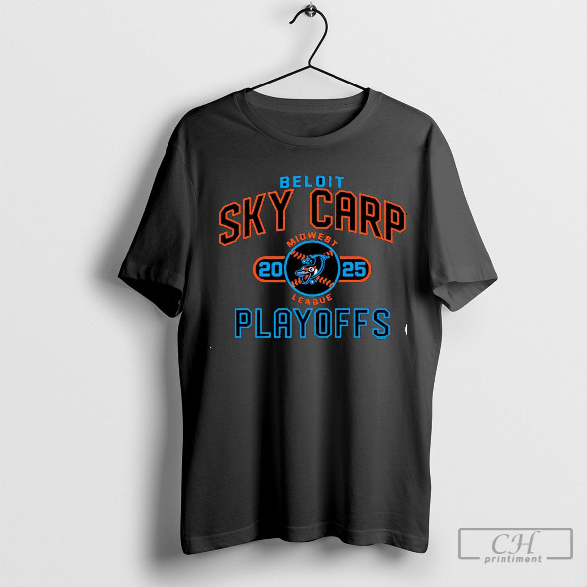 Beloit Sky Carp 2025 Midwest League Playoffs Retro Ornament Unisex T-shirt, Sweatshirt, Hoodie, Long Sleeve Tee - T-Shirt, Sweatshirt, Hoodie