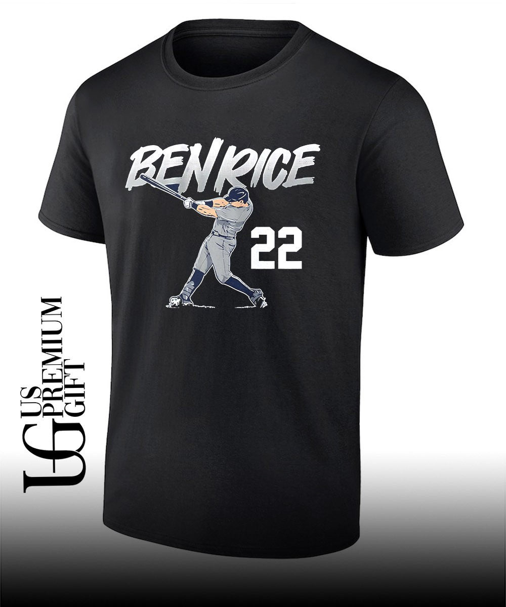 Ben Rice 22 New York Yankees baseball slugger swing shirt Unisex T-shirt, Sweatshirt, Hoodie, Long Sleeve Tee - T-Shirt, Sweatshirt, Hoodie