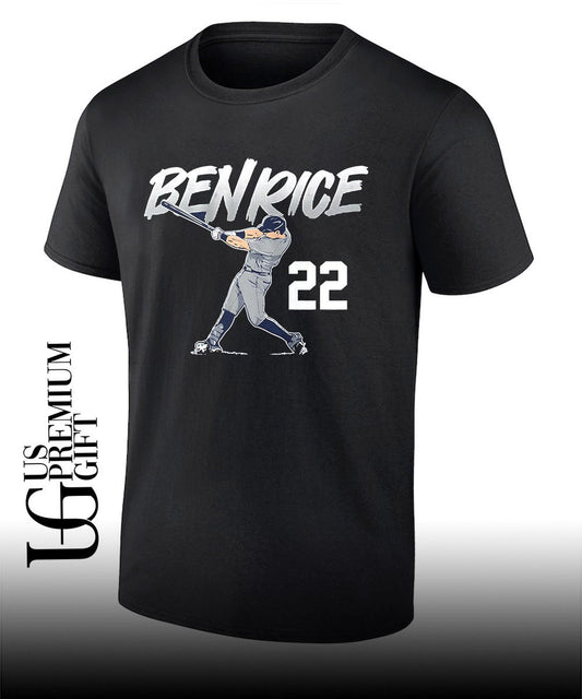 Ben Rice 22 New York Yankees baseball slugger swing shirt Unisex T-shirt, Sweatshirt, Hoodie, Long Sleeve Tee - T-Shirt, Sweatshirt, Hoodie