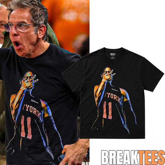 Ben Stiller Jalen Brunson Shirt 2026 NBA Finals Shirt Unisex T-shirt, Sweatshirt, Hoodie, Long Sleeve Tee - T-Shirt, Sweatshirt, Hoodie