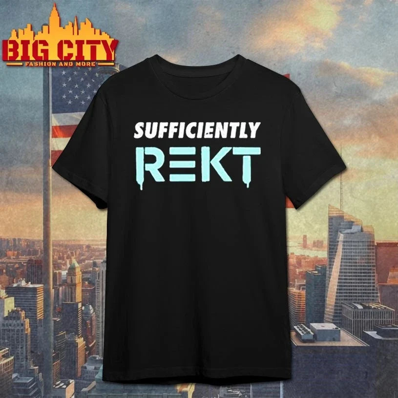 Benjamin Cowen Wearing Sufficiently Rekt shirt Unisex T-shirt, Sweatshirt, Hoodie, Long Sleeve Tee - T-Shirt, Sweatshirt, Hoodie