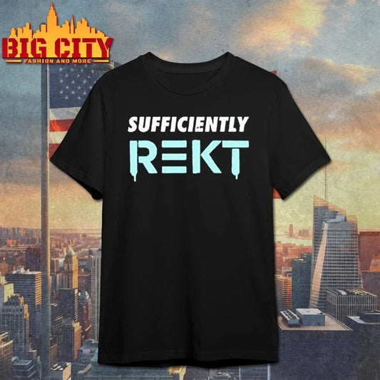 Benjamin Cowen Wearing Sufficiently Rekt shirt Unisex T-shirt, Sweatshirt, Hoodie, Long Sleeve Tee - T-Shirt, Sweatshirt, Hoodie
