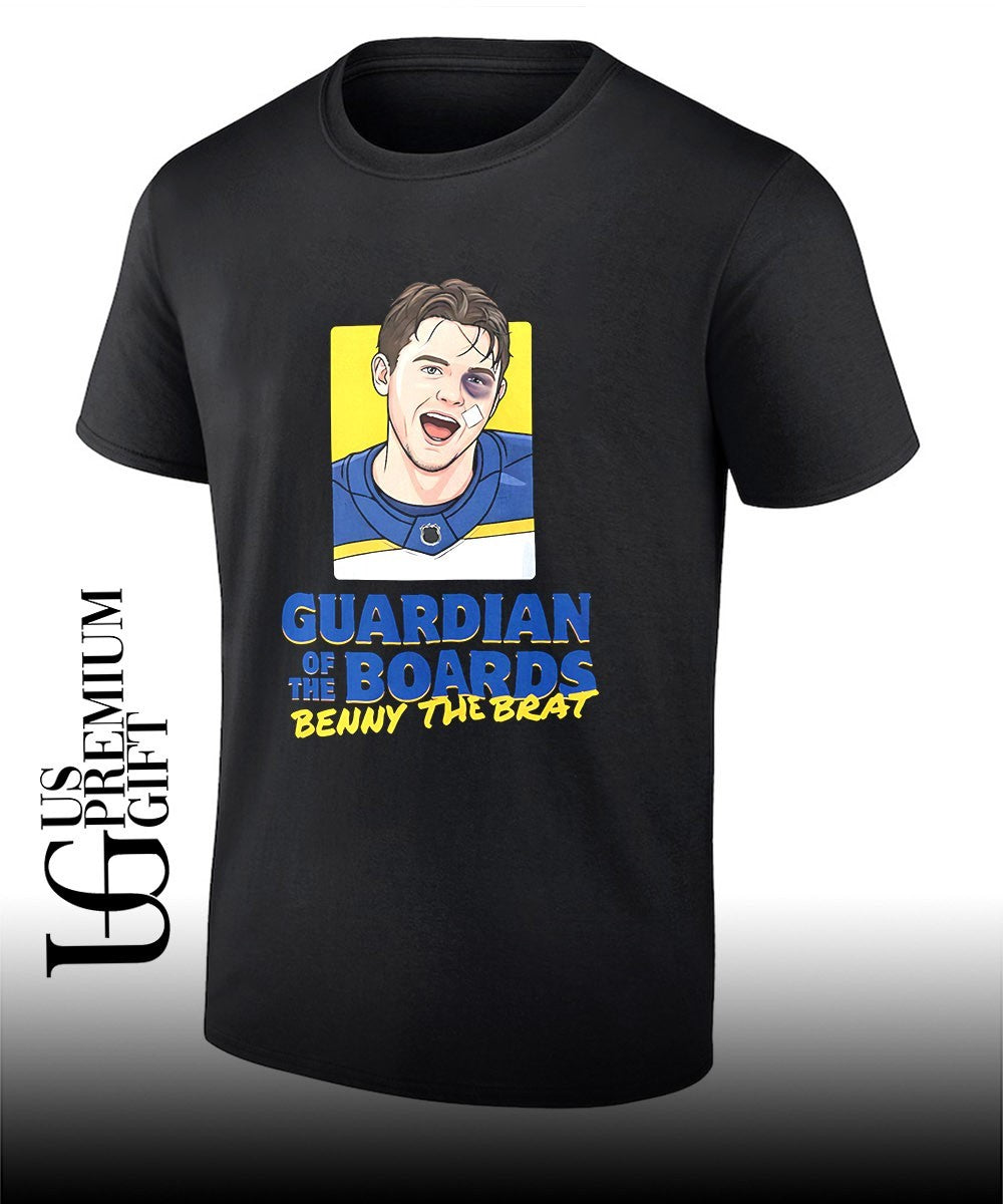 Benny the Brat Guardian of the Boards Buffalo Sabres Hockey shirt Unisex T-shirt, Sweatshirt, Hoodie, Long Sleeve Tee - T-Shirt, Sweatshirt, Hoodie