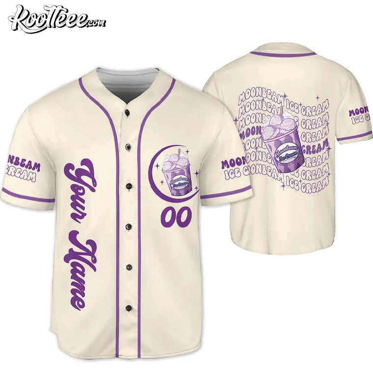 Benson Boone Moonbeam Ice Cream Mystical Magical Custom Baseball Jersey baseball jersey product view 1