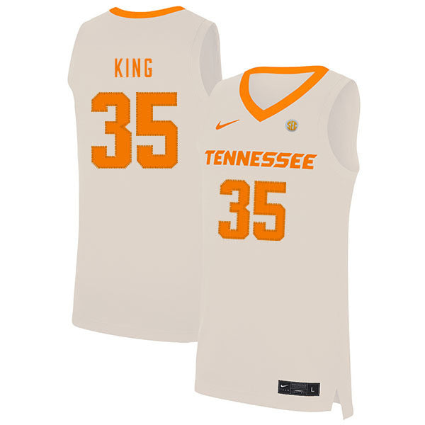 Bernard King 35 White College Football Jersey football jersey product view 1