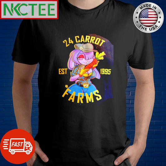 Best 24 carrot est 1995 farm 2 shirt Unisex T-shirt, Sweatshirt, Hoodie, Long Sleeve Tee - T-Shirt, Sweatshirt, Hoodie