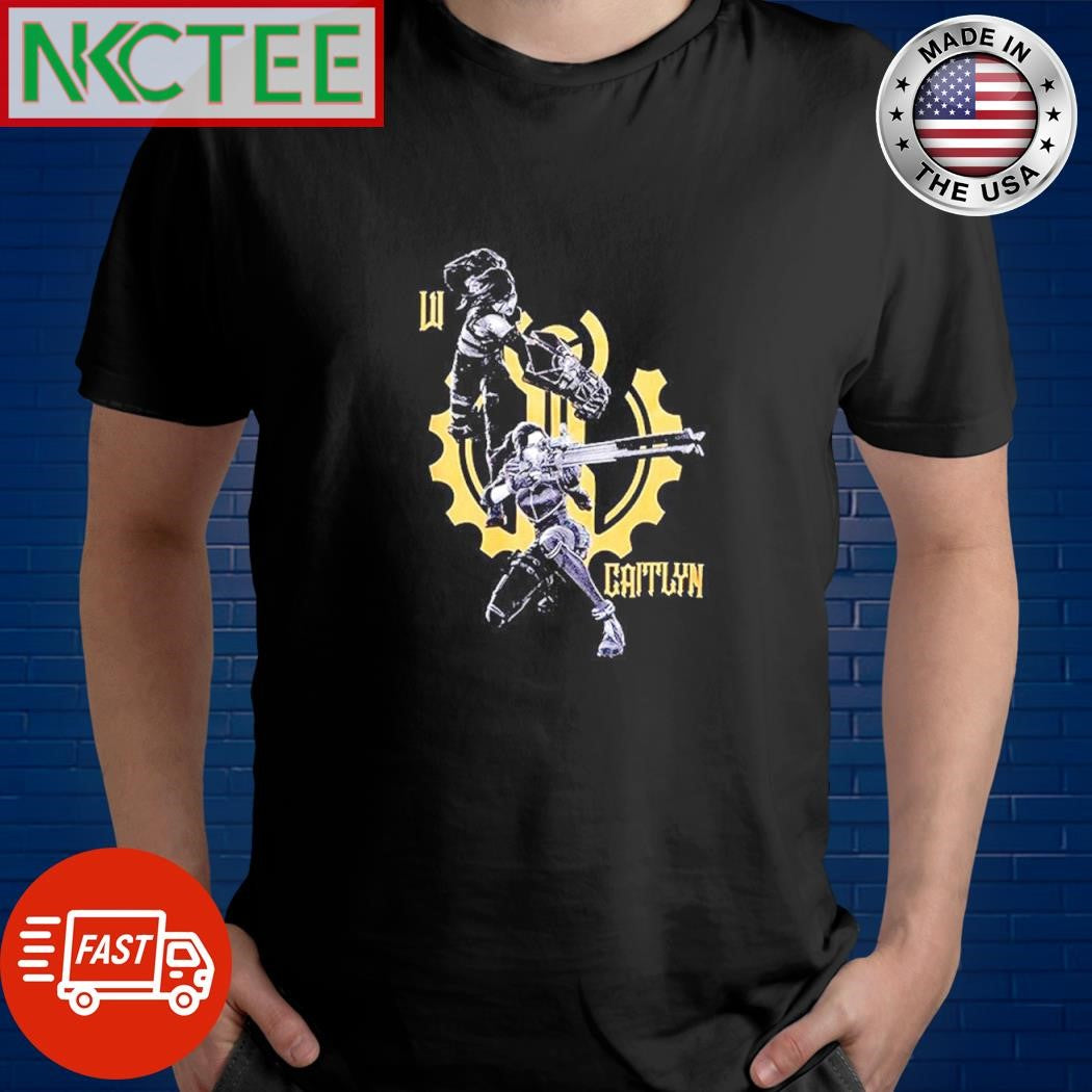 Best Arcane Vi And Caitlyn gun shirt Unisex T-shirt, Sweatshirt, Hoodie, Long Sleeve Tee - T-Shirt, Sweatshirt, Hoodie