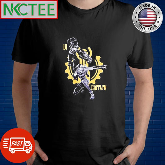 Best Arcane Vi And Caitlyn gun shirt Unisex T-shirt, Sweatshirt, Hoodie, Long Sleeve Tee - T-Shirt, Sweatshirt, Hoodie