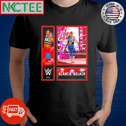 Best Bianca Belair Framed Collage with a Piece of Match photo shirt Unisex T-shirt, Sweatshirt, Hoodie, Long Sleeve Tee - T-Shirt, Sweatshirt, Hoodie