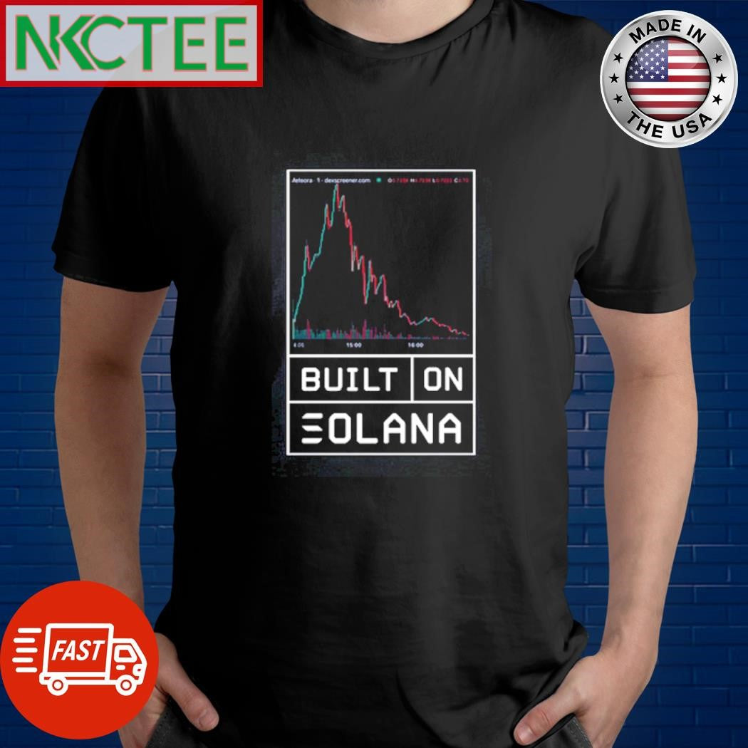 Best Built on Solana chart shirt Unisex T-shirt, Sweatshirt, Hoodie, Long Sleeve Tee - T-Shirt, Sweatshirt, Hoodie