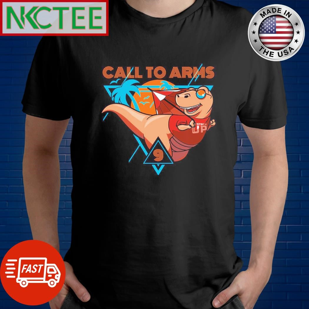 Best Call to arms 9 t-rex shirt Unisex T-shirt, Sweatshirt, Hoodie, Long Sleeve Tee - T-Shirt, Sweatshirt, Hoodie