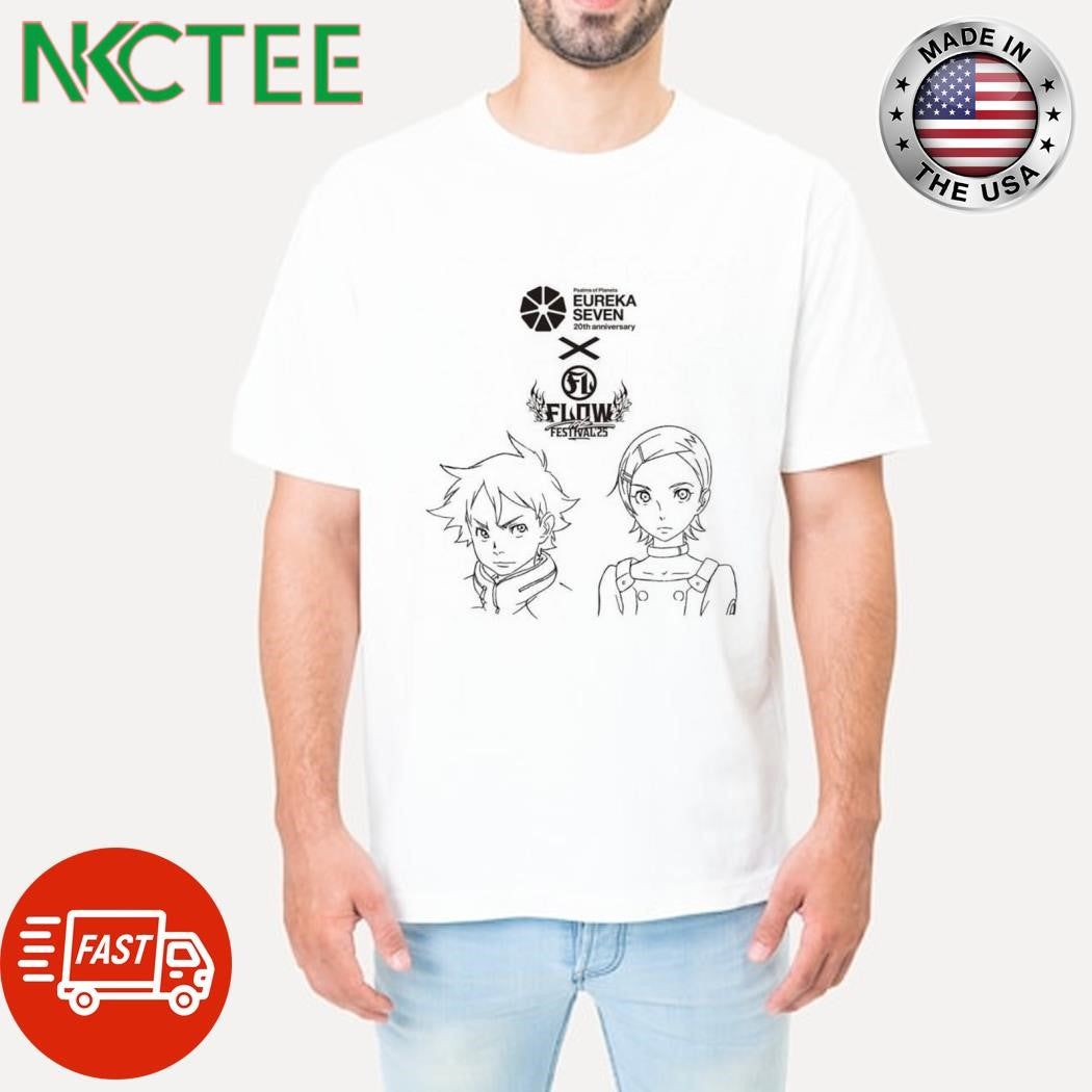 Best Eureka Seven Celebrates 20th Anniversary with Exhibition paint shirt Unisex T-shirt, Sweatshirt, Hoodie, Long Sleeve Tee - T-Shirt, Sweatshirt, Hoodie