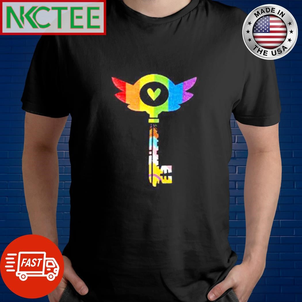 Best Hazbin Hotel Pride Month Hotel Key shirt Unisex T-shirt, Sweatshirt, Hoodie, Long Sleeve Tee - T-Shirt, Sweatshirt, Hoodie