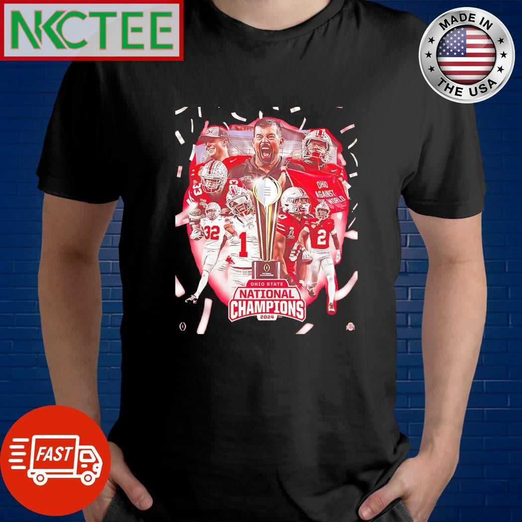 Best National Champions 2024 Ohio State National Champions all team member photo shirt Unisex T-shirt, Sweatshirt, Hoodie, Long Sleeve Tee - T-Shirt, Sweatshirt, Hoodie