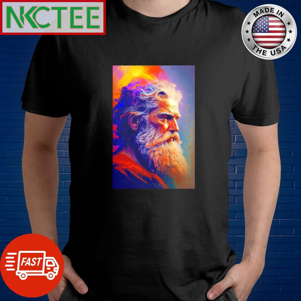 Best Portrait paintings God 0040 shirt Unisex T-shirt, Sweatshirt, Hoodie, Long Sleeve Tee - T-Shirt, Sweatshirt, Hoodie