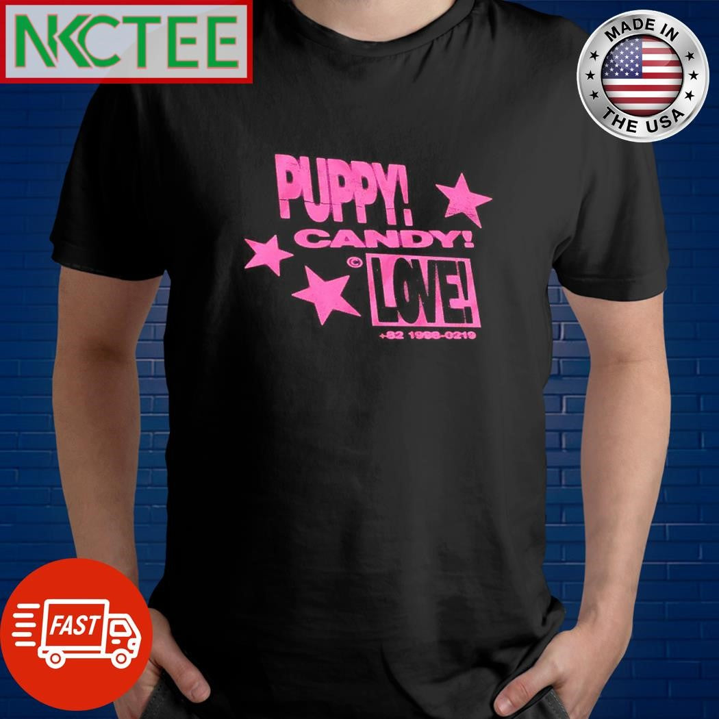 Best Puppy candy love 821998 0219 stars shirt Unisex T-shirt, Sweatshirt, Hoodie, Long Sleeve Tee - T-Shirt, Sweatshirt, Hoodie