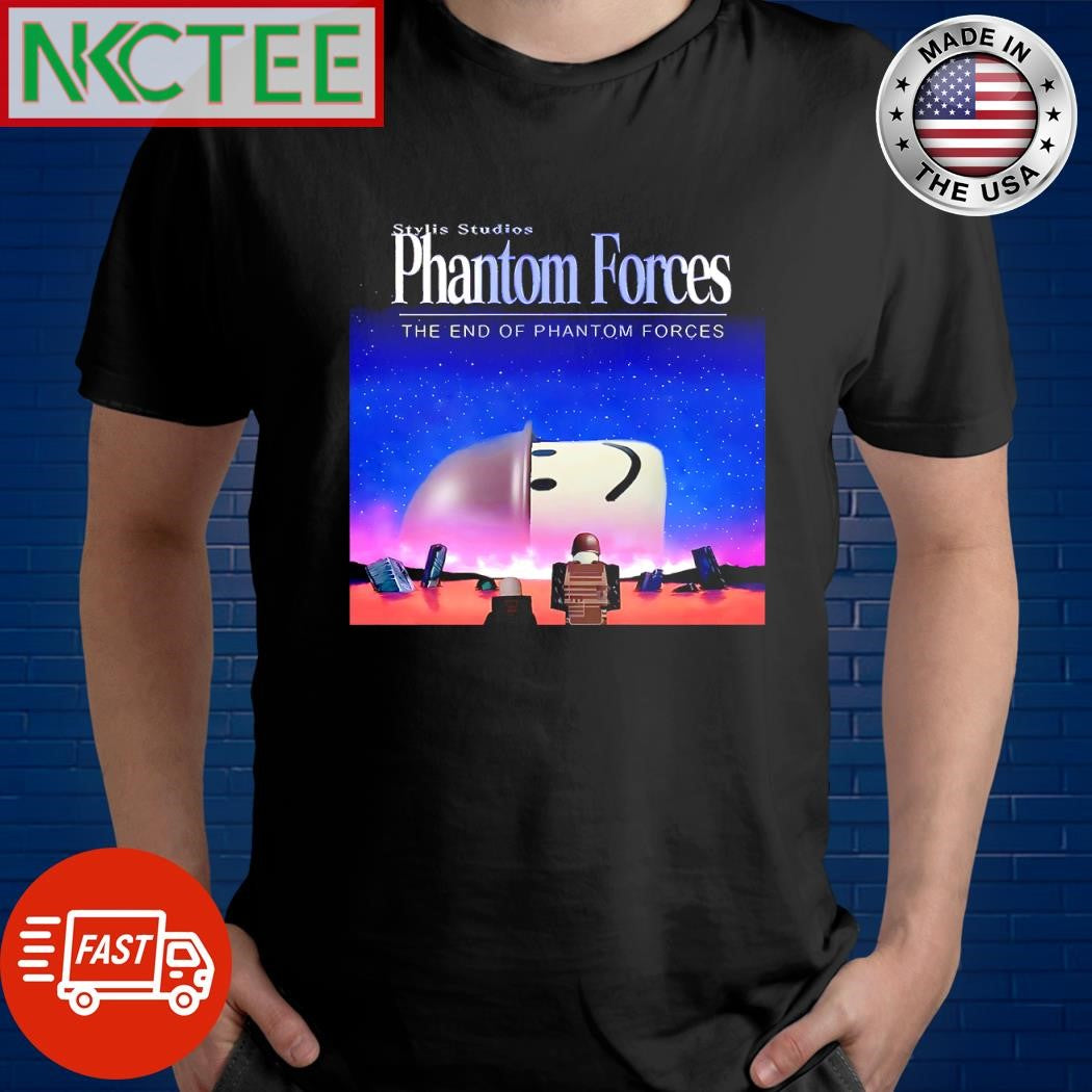 Best Stylis Studios Phantom Forces The End of Phantom Forces lego shirt Unisex T-shirt, Sweatshirt, Hoodie, Long Sleeve Tee - T-Shirt, Sweatshirt, Hoodie