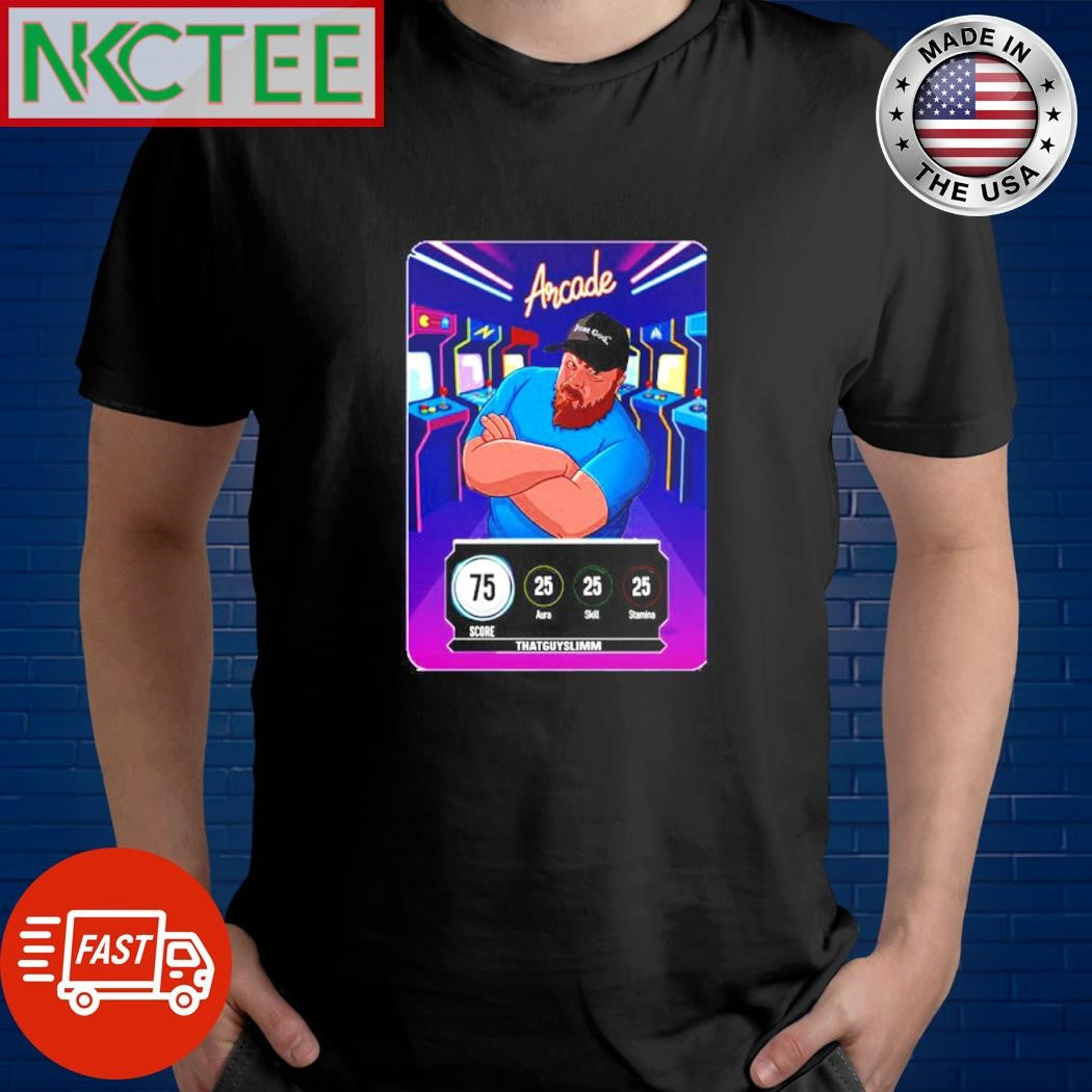 Best ThatGuySlimm Arcade graphic shirt Unisex T-shirt, Sweatshirt, Hoodie, Long Sleeve Tee - T-Shirt, Sweatshirt, Hoodie