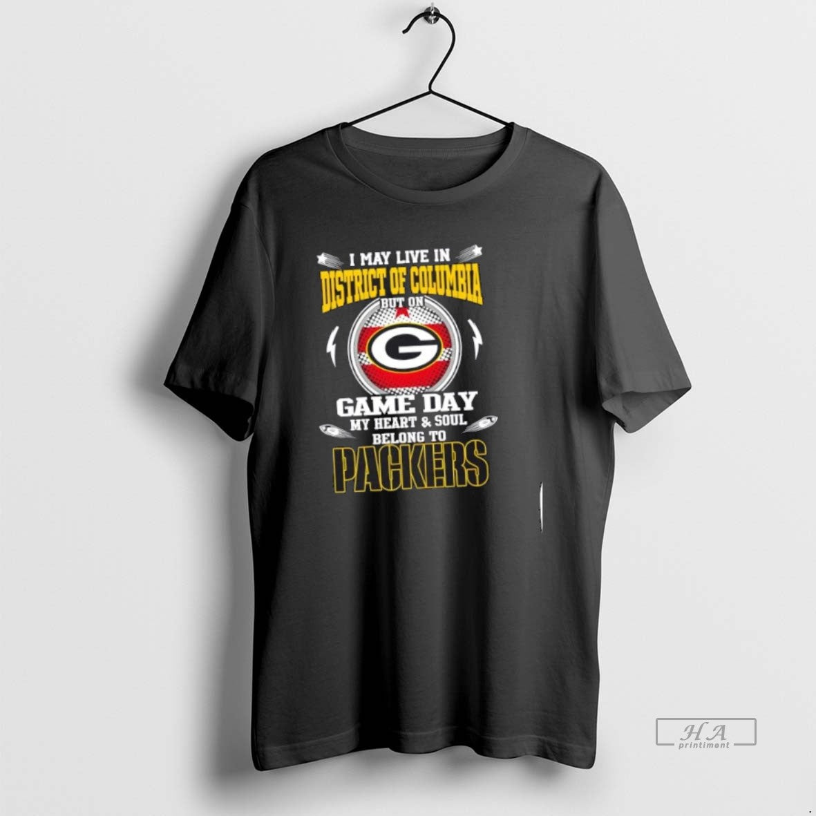 Best Trendy I May Live In District Of Columbia But On Game Day My Heart Unisex T-shirt, Sweatshirt, Hoodie, Long Sleeve Tee - T-Shirt, Sweatshirt, Hoodie