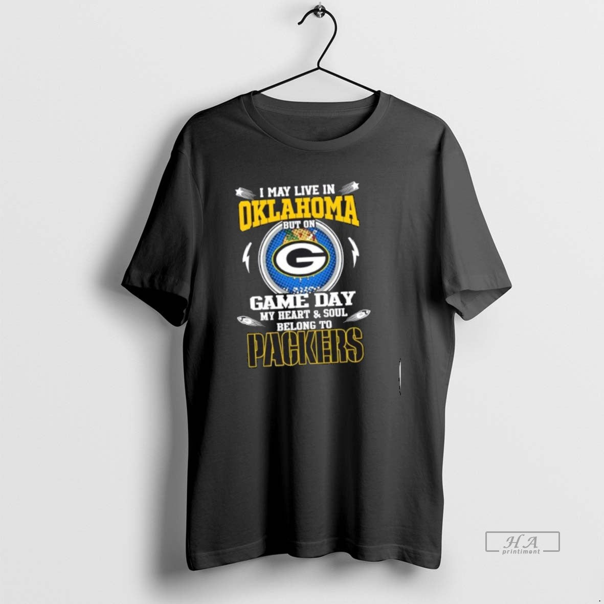 Best Trendy I May Live In Oklahoma But On Game Day My Heart And Soul Unisex T-shirt, Sweatshirt, Hoodie, Long Sleeve Tee - T-Shirt, Sweatshirt, Hoodie
