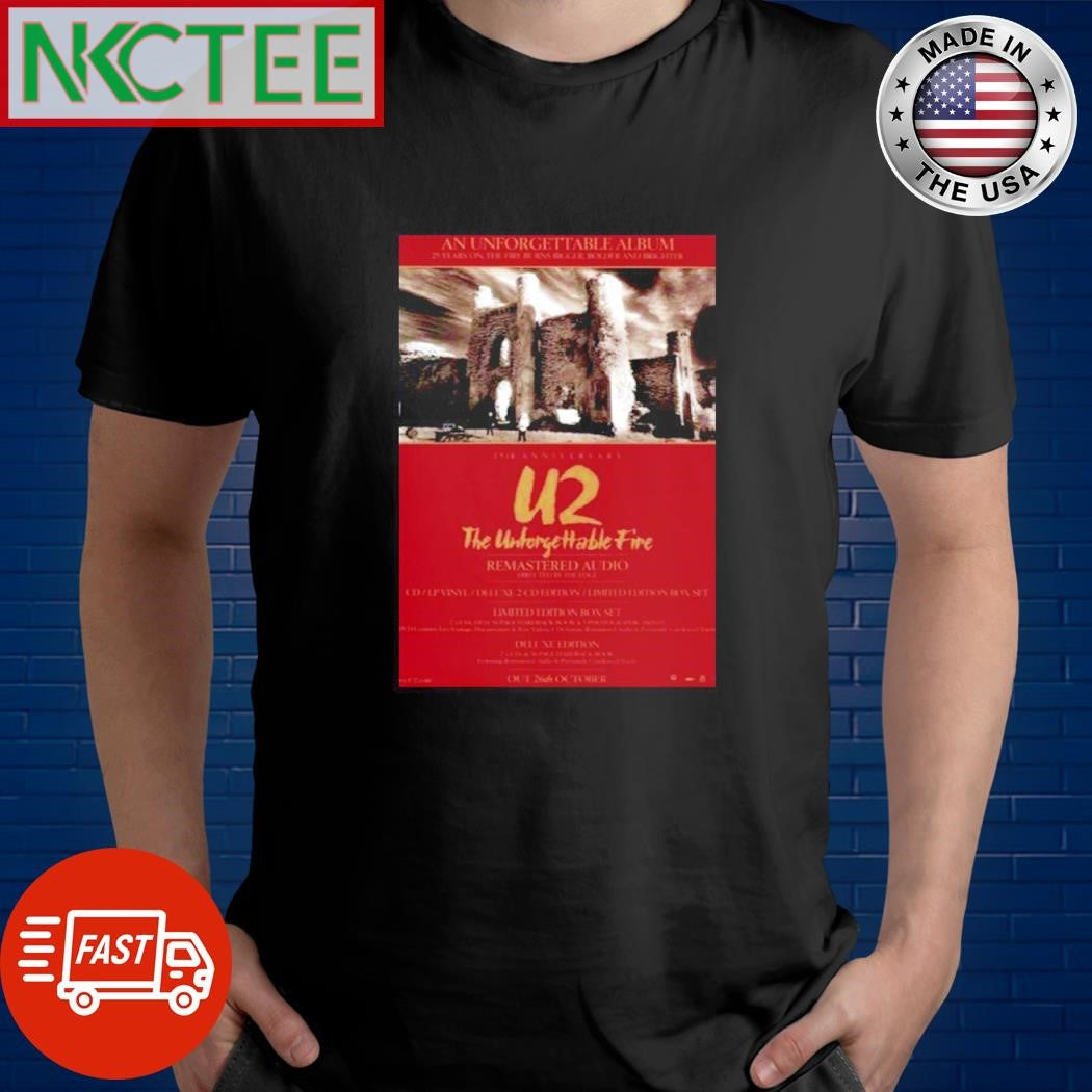 Best U2 The Unforgettable Fire cover shirt Unisex T-shirt, Sweatshirt, Hoodie, Long Sleeve Tee - T-Shirt, Sweatshirt, Hoodie