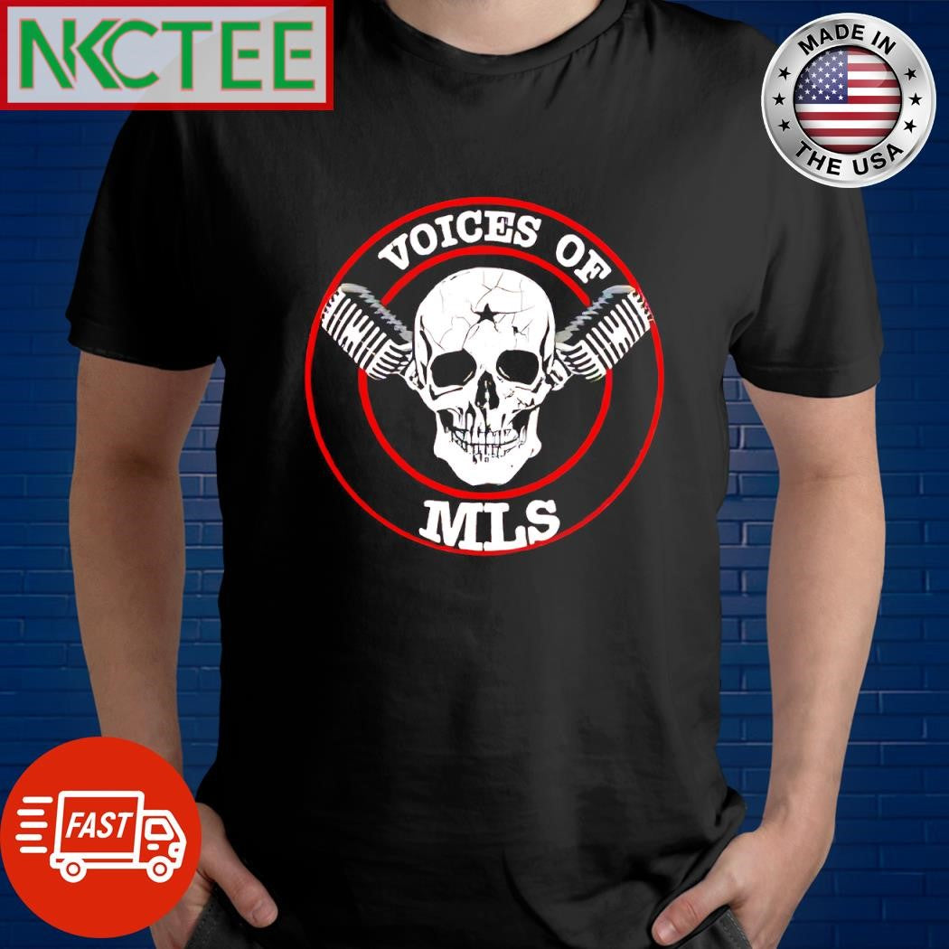 Best Voices of MLS skull shirt Unisex T-shirt, Sweatshirt, Hoodie, Long Sleeve Tee - T-Shirt, Sweatshirt, Hoodie