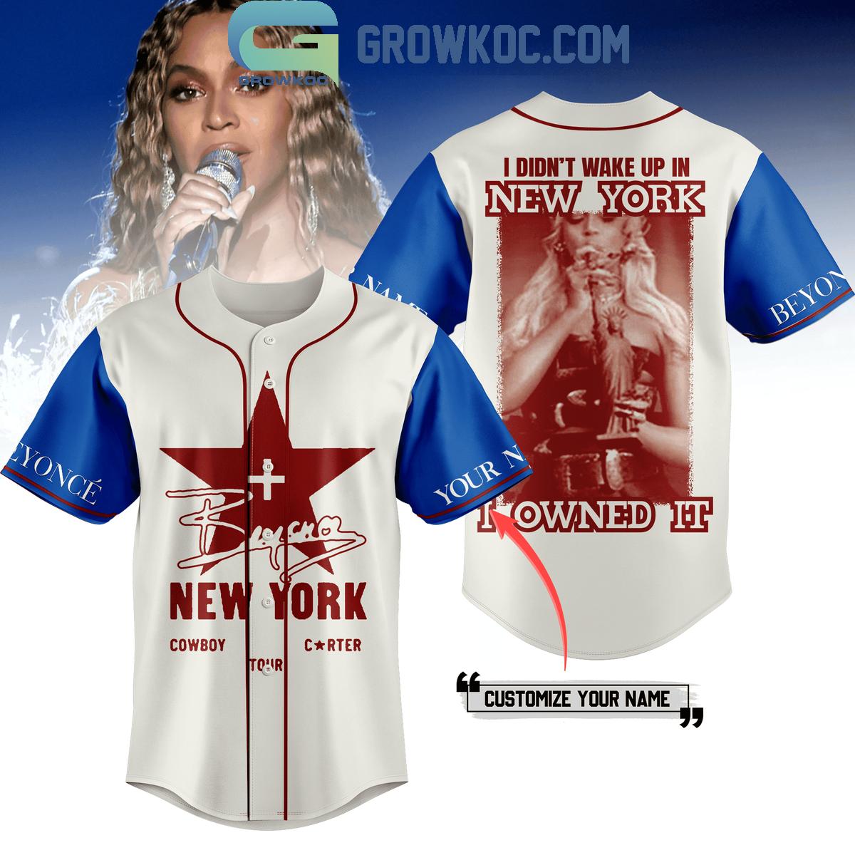 Beyonce Cowboy Carter Tour 2025 Personalized Baseball Jersey baseball jersey product view 1