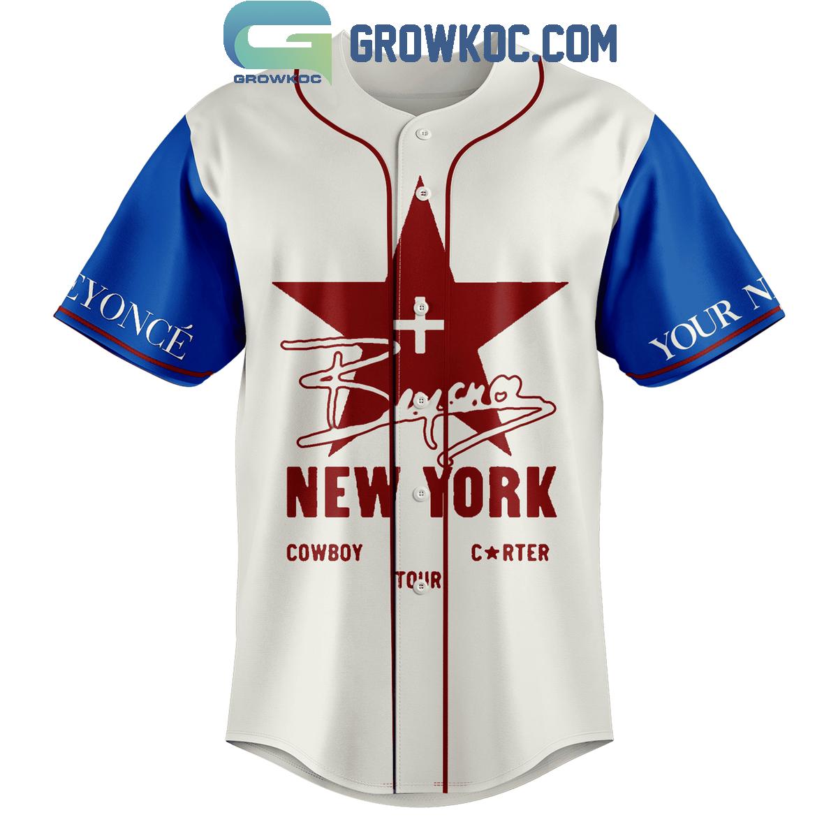 Beyonce Cowboy Carter Tour 2025 Personalized Baseball Jersey baseball jersey product view 2