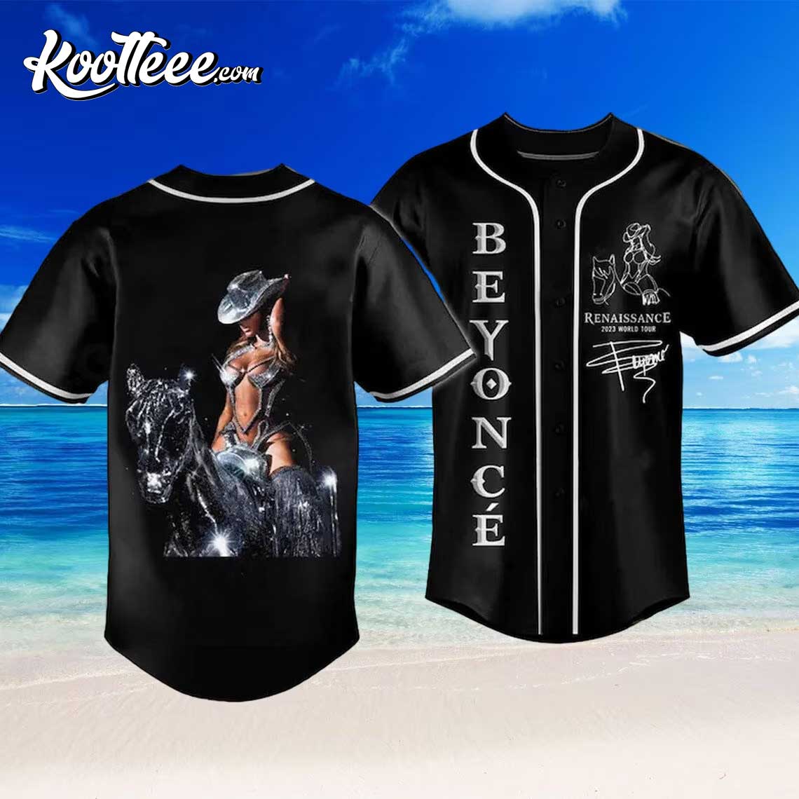 Beyonce Renaissance Tour 2023 Baseball Jersey baseball jersey product view 1