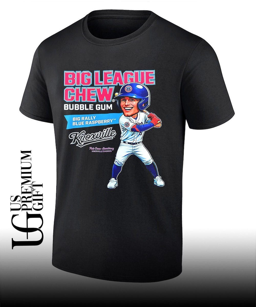 Big League Chew Bubble Gum Big Rally Blue Raspberry Knoxville Smokies 2026 shirt Unisex T-shirt, Sweatshirt, Hoodie, Long Sleeve Tee - T-Shirt, Sweatshirt, Hoodie