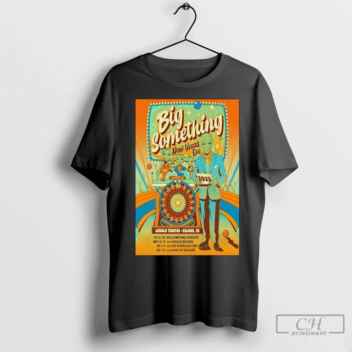 Big Something Raleigh Nc New Years Eve Run 2026 T Shirts Unisex T-shirt, Sweatshirt, Hoodie, Long Sleeve Tee - T-Shirt, Sweatshirt, Hoodie