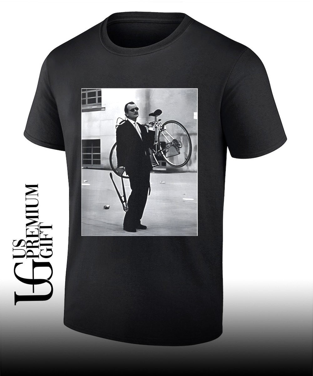 Bill Murray carrying a Bicycle in Rushmore T-shirt Unisex T-shirt, Sweatshirt, Hoodie, Long Sleeve Tee - T-Shirt, Sweatshirt, Hoodie