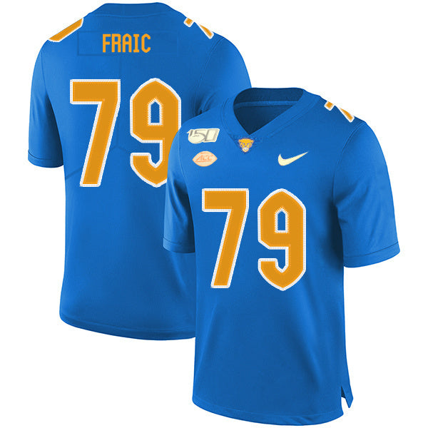 Bill Fralic 79 Blue College Football Jersey football jersey product view 1