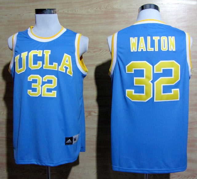Bill Walton 32 Blue College Football Jersey football jersey product view 1