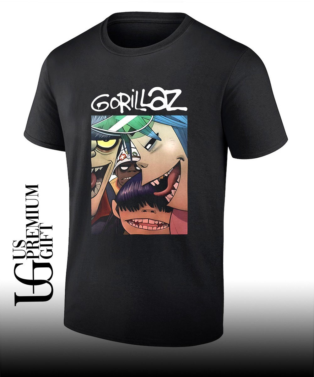 Billie Eilish Gorillaz Band shirt Unisex T-shirt, Sweatshirt, Hoodie, Long Sleeve Tee - T-Shirt, Sweatshirt, Hoodie