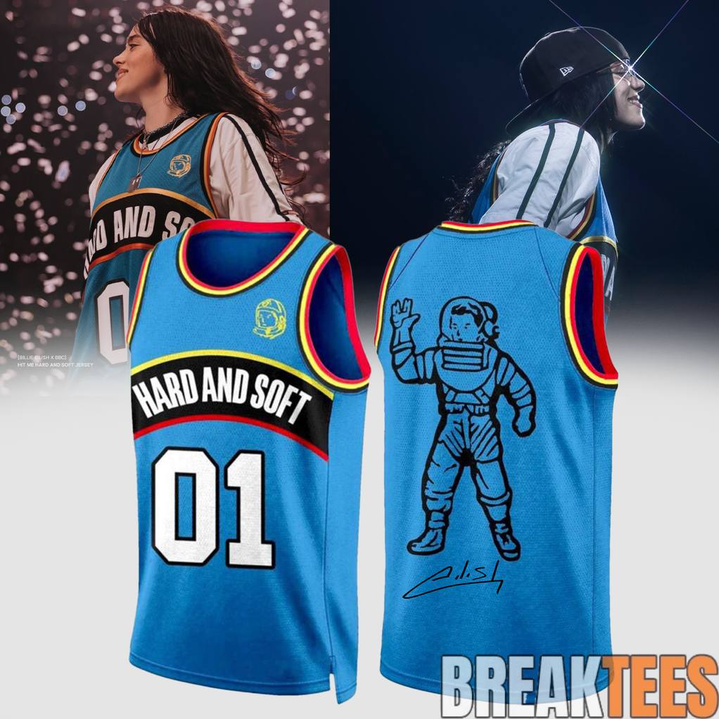 Billie Eilish Hit Me Hard and Soft Tour 2026 Basketball Jersey Unisex T-shirt, Sweatshirt, Hoodie, Long Sleeve Tee - T-Shirt, Sweatshirt, Hoodie