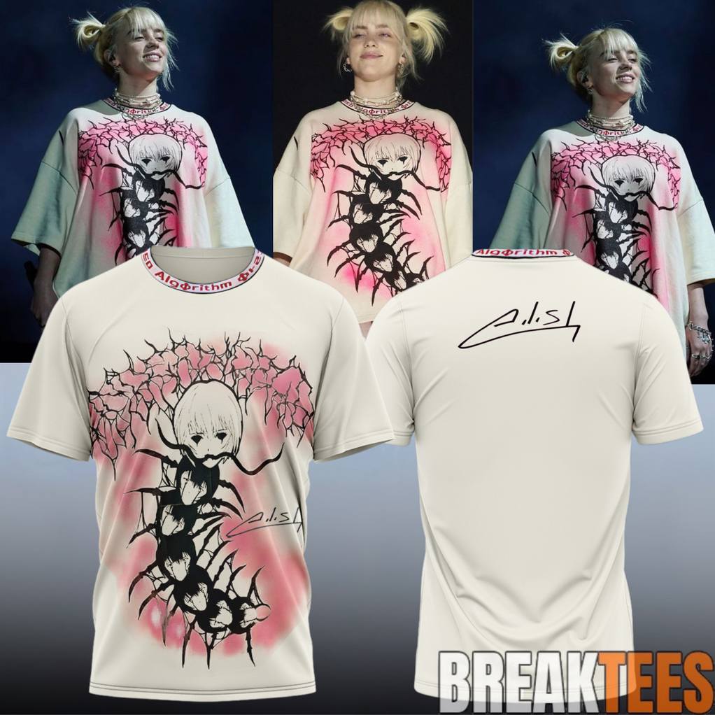 Billie Eilish Hit Me Hard and Soft Tour 2026 Signature Tee Unisex T-shirt, Sweatshirt, Hoodie, Long Sleeve Tee - T-Shirt, Sweatshirt, Hoodie