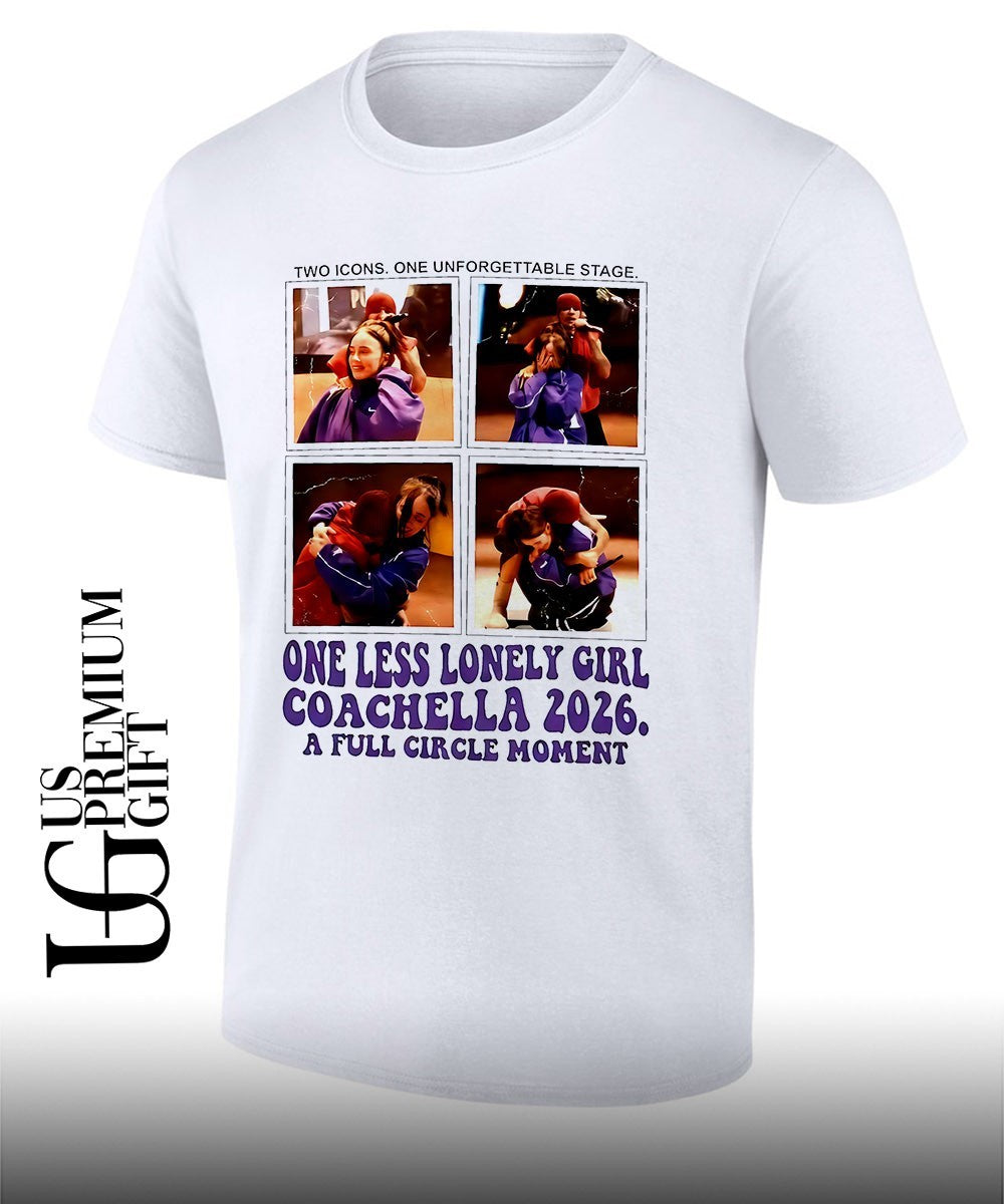 Billie Eilish Justin Bieber Coachella 2026 a full circle moment shirt Unisex T-shirt, Sweatshirt, Hoodie, Long Sleeve Tee - T-Shirt, Sweatshirt, Hoodie