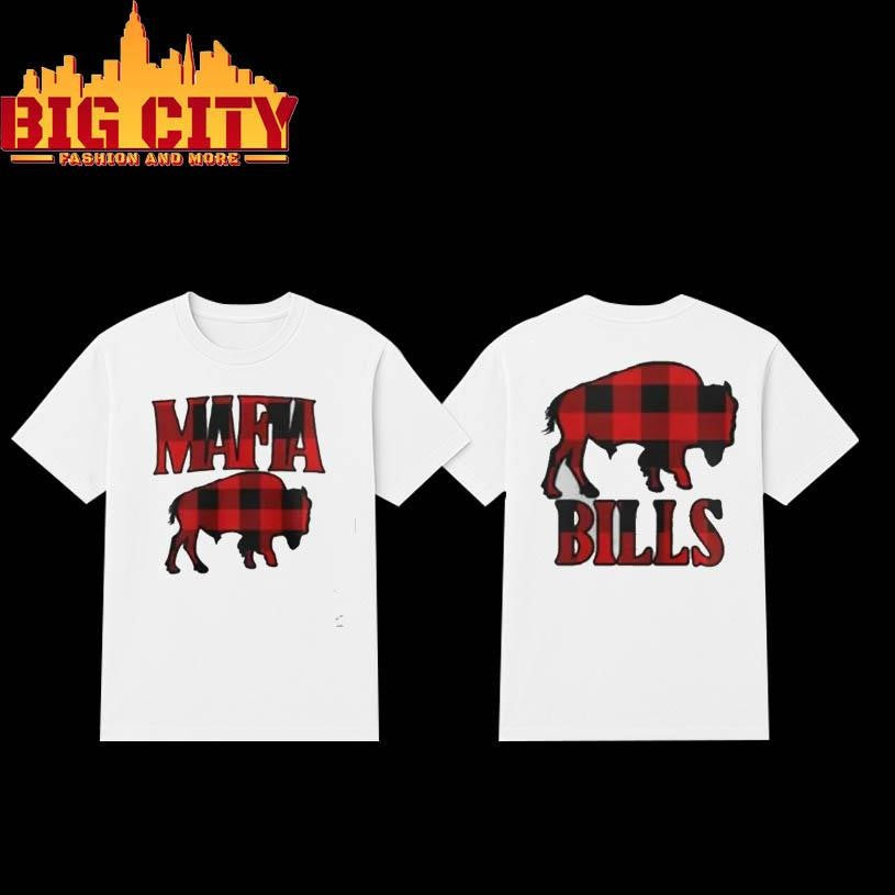 Bills Mafia Level Up Buffalo Red Two Sided Shirt Unisex T-shirt, Sweatshirt, Hoodie, Long Sleeve Tee - T-Shirt, Sweatshirt, Hoodie