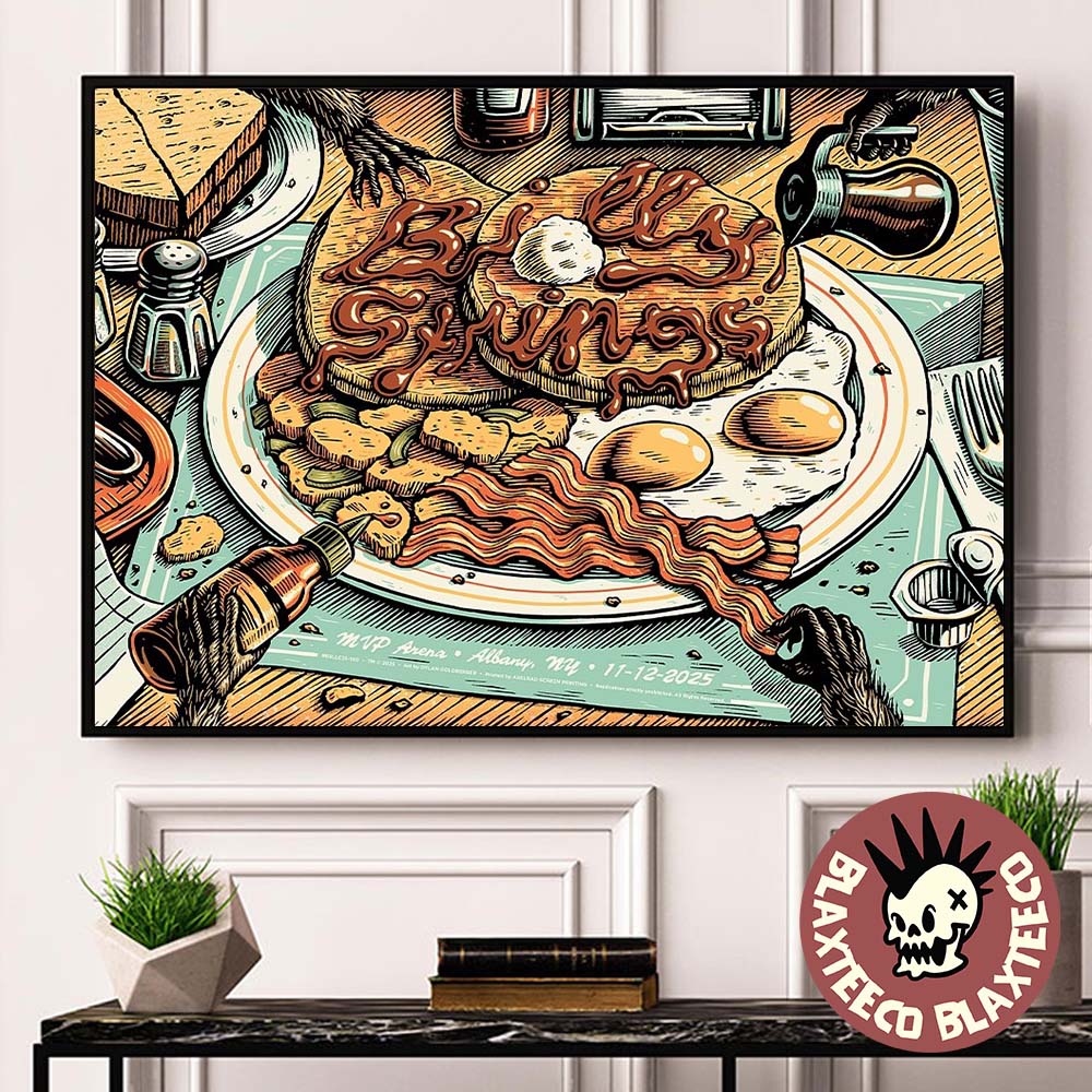 Billy Strings Albany New York 2025 Event Poster At MVP Arena On November 12 2025 Home Decor Poster Canvas - T-Shirt, Sweatshirt, Hoodie
