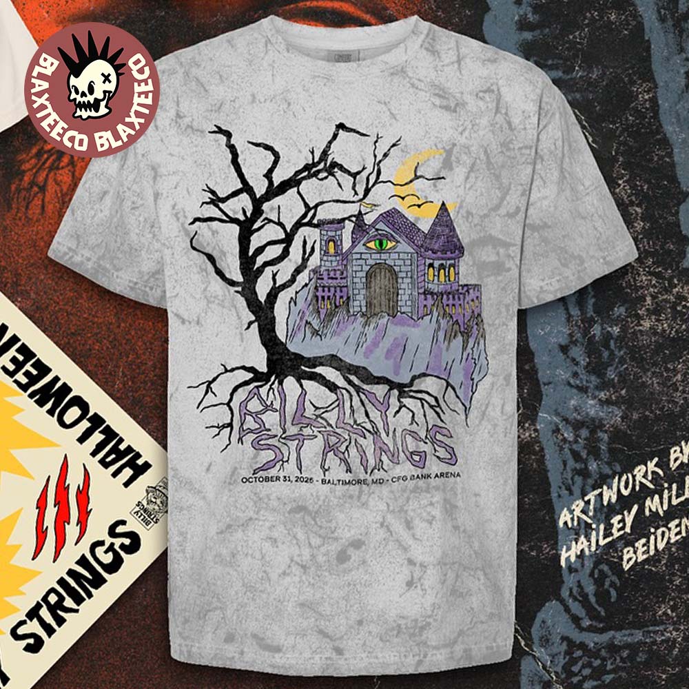 Billy Strings Baltimore Maryland 2025 Exclusive Tee At CFG Bank Arena On October 31 And November 1 2025 Washed T-Shirt - T-Shirt, Sweatshirt, Hoodie