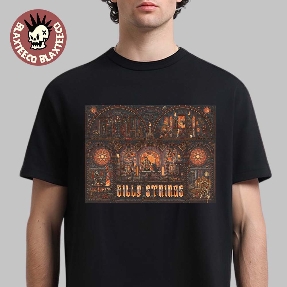 Billy Strings Baltimore Maryland 2025 Night 2 Venue Poster At CFG Bank Arena On November 1 2025 T-Shirt - T-Shirt, Sweatshirt, Hoodie
