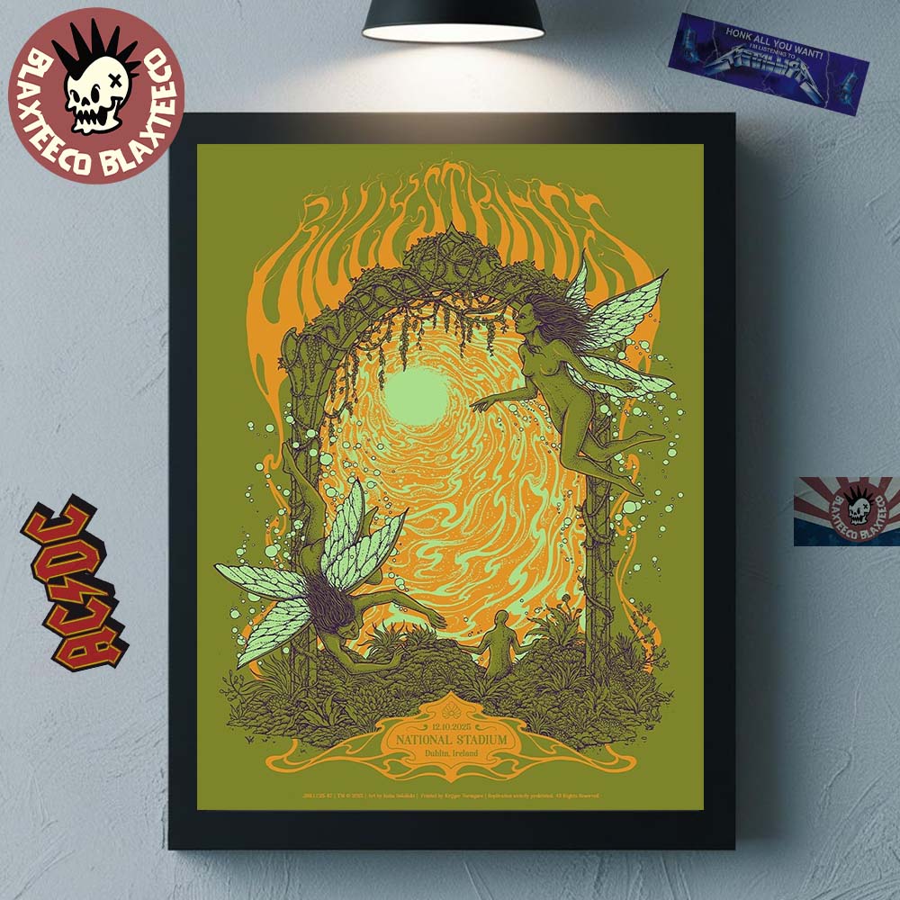Billy Strings Dublin Ireland 2025 Concert Poster At National Stadium On 12 October 2025 Home Decor Poster Canvas - T-Shirt, Sweatshirt, Hoodie