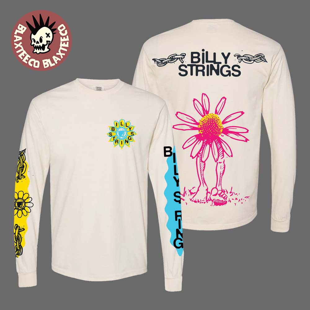 Billy Strings Fall 2025 Tour North American Merch Seeing Flower Long Sleeve Tee Unisex T-shirt, Sweatshirt, Hoodie, Long Sleeve Tee - T-Shirt, Sweatshirt, Hoodie
