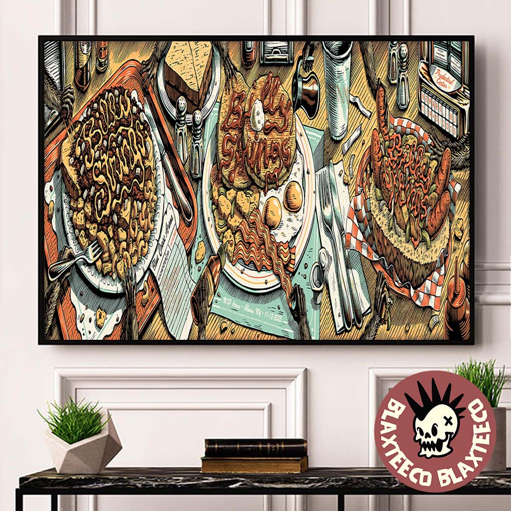 Billy Strings Rochester Albany New York And Newark New Jersey 2025 Tri State Area Triptych Combined Poster On November 11 12 And 14 15 2025 - T-Shirt, Sweatshirt, Hoodie